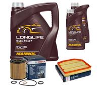 Mannol 7715 SAE 5W-30 Longlife Aceite VW 504.00/507.00 ,MB 229.51 ,4x1 de Litro