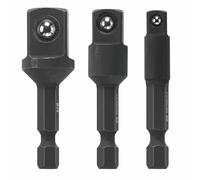 BOSCH ITDSAV203-Juego de adaptadores de enchufe de impacto hexagonal de 1/4 de pulgada (3 piezas)