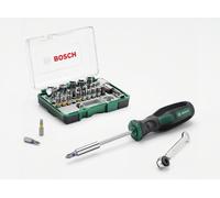 BOSCH Juego carraca 27 piezas + destornillador manual 2607017331