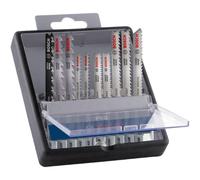 Bosch juego de 10 hojas de sierra de calar pro hardwood and laminate (