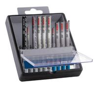 Bosch Juego 10 hojas de sierra de calar Pro Wood and Metal 100mm para chapa de acero y madera dura