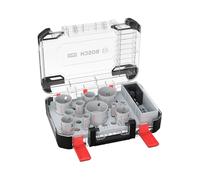 Bosch Juego de 14 sierras perforadoras Pro Multi Material Power Change Plus, estuche transparente (para madera blanda, paneles de yeso, diámetro de 20 a 76 mm, accesorio profesional para