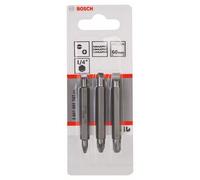 BOSCH Juego de 3 cuchillas de doble cara S 1,2x6,5, S 0,6x4,5, S 0,8x5,5; PZ1, PZ2, PZ3; 60mm 2607001747