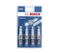 BOSCH Juego de 4 bujías de encendido para OPEL: Astra, Mokka, Insignia, Corsa, Meriva, Zafira, Combo, Signum, Vectra, Adam, Agila (Ref: 0 242 230 806)