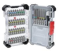 Bosch - Juego de 40 puntas extra duras (197 x 110,5 mm, accesorios profesionales, destornillador, taladro, 40 unidades), Versión actual