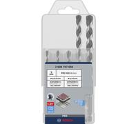 Bosch PRO HEX-5 - Juego de brocas (5 unidades, para piedra dura, hormigón, diámetro 4-10 mm, accesorios profesionales, taladro, destornillador)