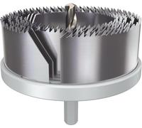 Bosch Juego de 5 sierras perforadoras con adaptador para madera y paneles de yeso (para paneles de yeso, madera blanda, Ø 68, 74, 80, 90, 100 mm, accesorio profesional)