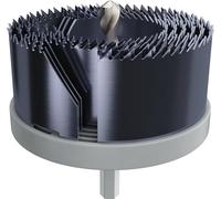 Bosch Juego de 6 sierras perforadoras para madera y yeso (para paneles de yeso, madera blanda, Ø 46, 53, 60, 67, 74, 81 mm, accesorio profesional)