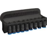 Bosch Juego de 9 llaves de vaso Pro Impact (31 x 28 mm, accesorios profesionales para taladro y destornillador)