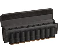 Bosch Juego de 9 llaves de vaso Pro Impact (96 x 56 mm, accesorios profesionales para taladro y destornillador)