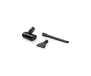 Bosch Juego de Accesorios BHZUKIT, Adecuado para Todas Las aspiradoras inalámbricas Unlimited inalámbricas, miniboquilla Turbo, Boquilla para colchón, Boquilla Extra Larga, práctica Caja de