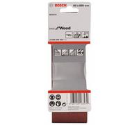 BOSCH Juego de bandas abrasivas de 3 piezas X440 60 x 400 mm, 60; 80; 100 2608606007