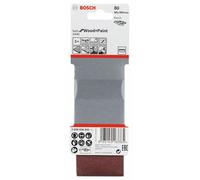 BOSCH Juego de bandas de lija de 3 piezas X440 60 x 400 mm, 80 2608606002