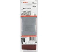BOSCH Juego de bandas de lija de 3 piezas X440 65 x 410 mm, 80 2608606017