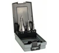 Bosch 2 608 587 426 - Set de 3 brocas escalonadas HSS - 4-12; 4-20; 6-30 mm (pack de 1)
