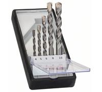 BOSCH Juego de brocas para hormigón de 5 piezas Robust Line CYL-3 4; 5; 6; 8; 10mm 2607010524