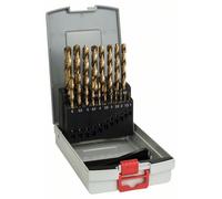 BOSCH Juego de brocas para metal de 19 piezas ProBox HSS-TiN (recubrimiento de titanio) 1-10 mm 2608587015