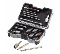 Bosch Set de brocas y puntas de atornillar (35 piezas) PH1; PH2; PH3; PZ1; PZ2; PZ3; SL3; SL4; SL5; SL6; H3; H4; H5; H6; T10; T15; T20; T20; T25; T27; T30; T40 - 2607017326