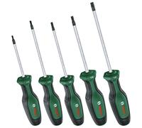 Bosch Home and Garden Juego de Destornilladores, 5 Piezas, 5 Destornilladores de Óptimo Rendimiento para Bricolaje, Acero S2, Empuñadura Suave, Punta Magnética
