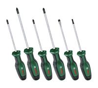 Bosch Juego de destornilladores, 6 piezas (6 destornilladores de alto rendimiento para bricolaje; acero S2; empuñadura suave; punta magnética) - Amazon Edition