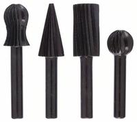 Bosch 1 609 200 314 - Set de 4 escofinas - 6 mm, 13; 13; 13; 13 mm (pack de 1; 1; 1; 1)
