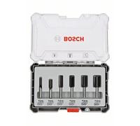 Bosch Juego De Fresas Para Ranuras 6 Piezas 3 Cortes vástago 6 mm 2607017465