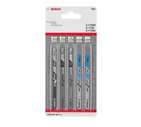 BOSCH Juego de hojas de sierra para sierra oscilante (vástago de doble leva) 5 piezas 2608667853