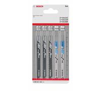 BOSCH Juego de hojas de sierra para sierra oscilante (vástago universal) 5 piezas 2608667855