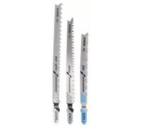 BOSCH Juego de hojas de sierra para sierras oscilantes, 3 piezas T 101 BIF (2x); T 101 AOF 2608636429