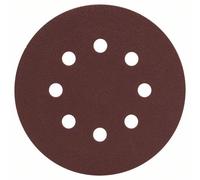 Bosch Juego de Hojas Lijado para Excéntrica, 25-teilig, 8 Agujeros, 125MM, 120