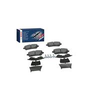 Bosch BP1137 - Pastiglie Freni Auto, Delantero - Calidad Bosch - Reducción de Ruido y Polvo - Certificación ECE-R90 - Sin Cobre - 1 Juego de 4 Pastillas - Con Accesorios