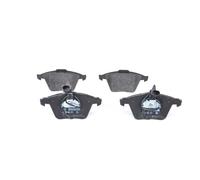BOSCH Juego de pastillas de freno Delantero con contacto avisador de desgaste | Low-Metallic 0 986 494 271 Juego de pastillas de freno Compatible con AUDI A8 D3 4E2, 4E8