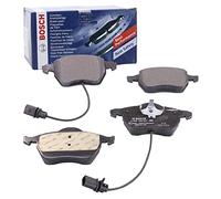 BOSCH Juego de pastillas de freno Delantero con sensor de desgaste incorporado | Low-Metallic 0 986 495 241 Juego de pastillas de freno Compatible con AUDI A6 C6 Avant 4F5 A4 B7 Avant 8ED, VW