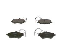 BOSCH Juego de pastillas de freno Delantero con sensor de desgaste incorporado | Low-Metallic 0 986 494 484 Juego de pastillas de freno Compatible con PEUGEOT 407 SW 6E, 6D 407 6D, CITROËN