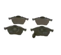 BOSCH Juego de pastillas de freno Delantero con sensor de desgaste incorporado | Low-Metallic 0 986 494 018 Juego de pastillas de freno Compatible con VW Golf 4 Hatchback 1J1 Polo IV Hatchback 9N, 9A