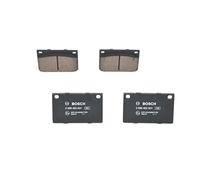 BOSCH Juego de pastillas de freno Delantero | Low-Metallic 0 986 462 001 Juego de pastillas de freno Compatible con VOLVO 240 P242, P244 240 Kombi P245 140 142, 144 164 Berlina 260 Berlina P262, P264