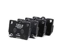 BOSCH Juego de pastillas de freno Trasero con avisador acústico de desgaste | Low-Metallic 0 986 494 253 Juego de pastillas de freno Compatible con LEXUS IS II GSE2, ALE2, USE2, TOYOTA Crown Sedán