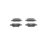 BOSCH Juego de pastillas de freno Trasero | Low-Metallic 0 986 494 569 Juego de pastillas de freno Compatible con MERCEDES-BENZ Clase A W169 Clase A W168 VANEO 414