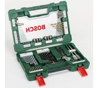 BOSCH Juego de puntas y taladros de destornillador TiN de 83 piezas con soplete y llave 2607017193