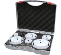 Bosch Juego de sierras roscadas PRO Multi Material PC Plus (para acero, placas de yeso, Ø 35, 54, 70, 76, 83, 95, 102, 114, 127 mm, accesorios profesionales Taladradoras)