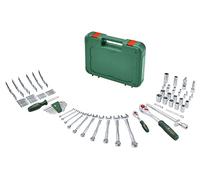 Bosch Home and Garden Juego de Herramientas de Mano Advanced, 52 Piezas, para Aficionados al Bricolaje, Larga Vida Útil, Materiales de Calidad, Características de Diseño Ergonómico