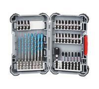 BOSCH Juego Pick&Click de 35 piezas de puntas de atornillar y taladros multiusos Impact Control MultiConstruction 2607017570