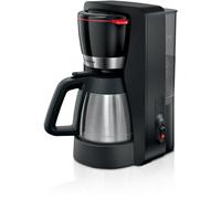 Cafetera de goteo - BOSCH TKA5M253, 1000 W, 8 tazas, Negro