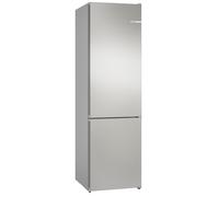 Bosch KGN36VIDB Serie 4, Frigorífico combinado de libre instalación, 186 x 60 cm, Acero antihuellas, Total NoFrost
