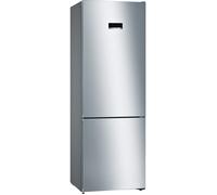 Bosch KGN49XIEA Serie 4, Frigorífico combinado de libre instalación, 203 x 70 cm, Acero antihuellas, Total NoFrost