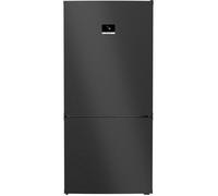 Bosch KGP86AXB0N Serie 8, Frigorífico combinado de libre instalación, 186 x 86 cm, Acero negro antihuellas, Total NoFrost
