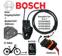 Bosch Kiox Soporte de Pantalla Placa E-Bike Bedienheinheit Pulgares Botón Cable