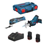 BOSCH Kit 12V B12GSAGOP2bat3a-40 (GSA 12V-14 + GOP 12V-28 + 2 x 3,0 Ah + GAL12V-40 + L-Boxx 102)