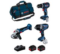 BOSCH Kit BK3014BAG (GDS 18V-1600 HC + GWS 18V-10 + GSB 18V-90 C + 2 x 8,0 Ah ProCORE + GAL18V-160 + HDBAG)