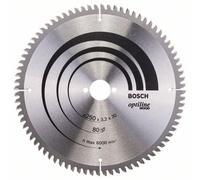 Bosch Kreissägeblatt Optiline Wood 250 x 30 x 3 mm für Kapp- und Gehrungssägen